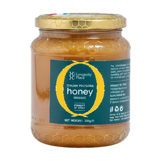 Organiczny włoski miód z dzikich kwiatów 500g